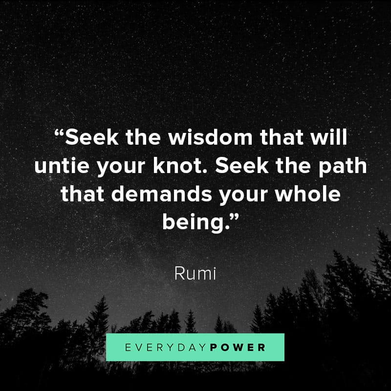 best Rumi Quotes about life