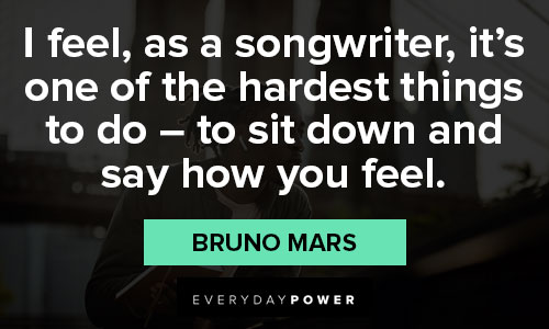 Bruno Mars quotes to motivate you
